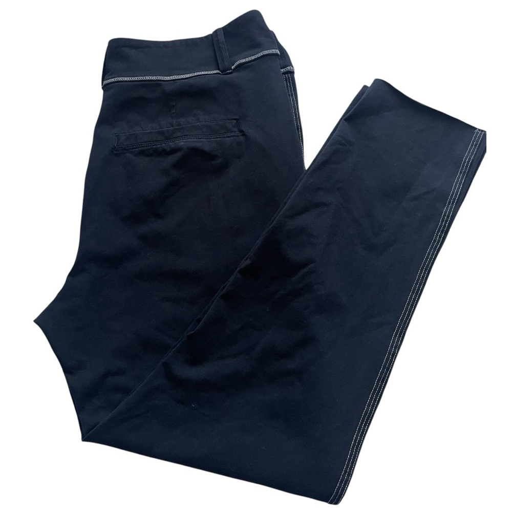 RARE Frank and Eileen Billion Dollar Pants, Black-White Stitching, M